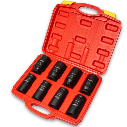 Stanley Tools 85-434 26-piece Sae 6/12-point 1/2 In. Drive Mechanic's Tool  Set : Target