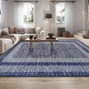 Modern Machine Washable Area Rug Ultra Thin Stain Resistant Non Shedding Non Slip Pet Friendly Floor Rug for Living Room Bedroom - 2 of 4