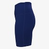 Calypsa Women's Plus Size Chlorine Resistant Tummy Control Long Bike Swim Shorts - 4 of 4