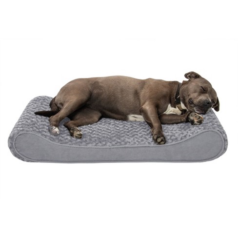 FurHaven Plush Crate Ortho Extra Small Pet Mat - Gray