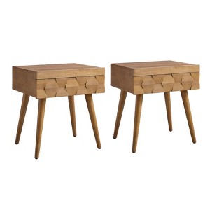 Javier End Mid-century Modern Table Set of 2 | ARTFUL LIVING DESIGN - 1 of 4