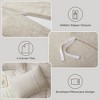 Peace Nest Linen Cotton Blend Duvet Cover Set, Durable, Breathable & Moisture-Wicking, 3 Piece Bedding Set with Pillow Shams - 4 of 4