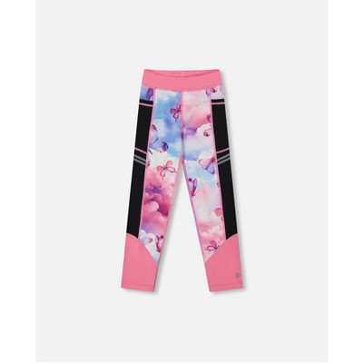 pink, blue and butterflies