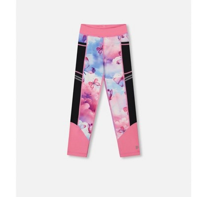 pink, blue and butterflies