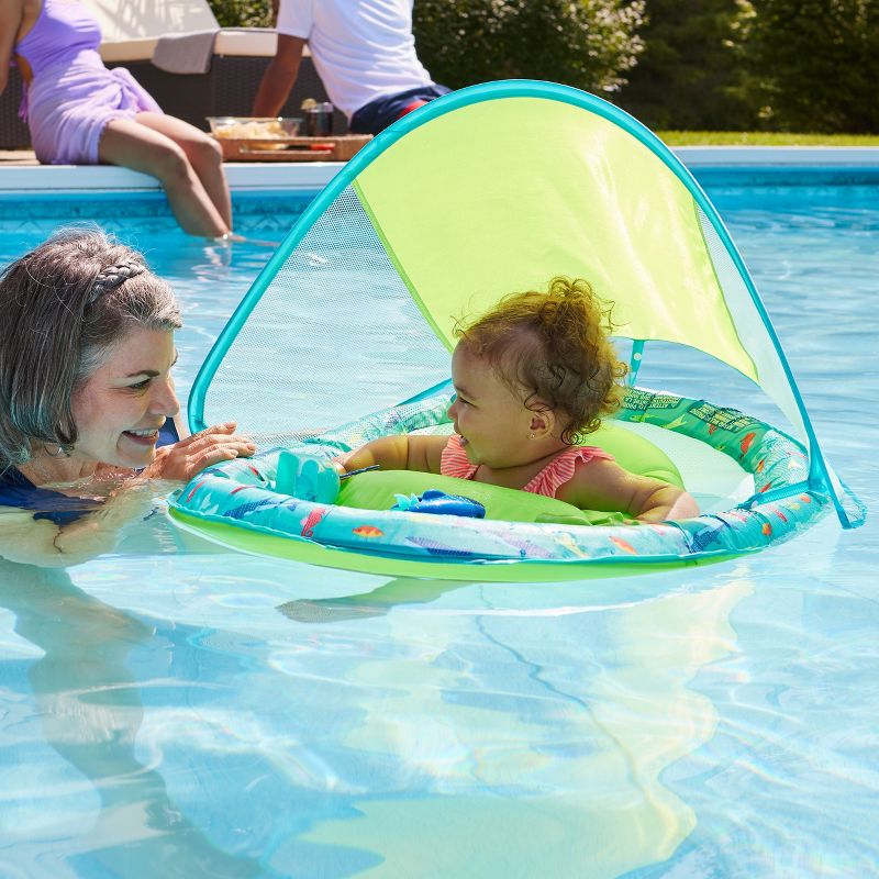 Swimways Sun Canopy Spring Float with Hyper-Flate Valve - Splash N Play, 4 of 11