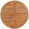 vidaXL Folding Patio Dining Table 35.4 inches x29.5 inches  Solid Teak Wood - 4 of 4