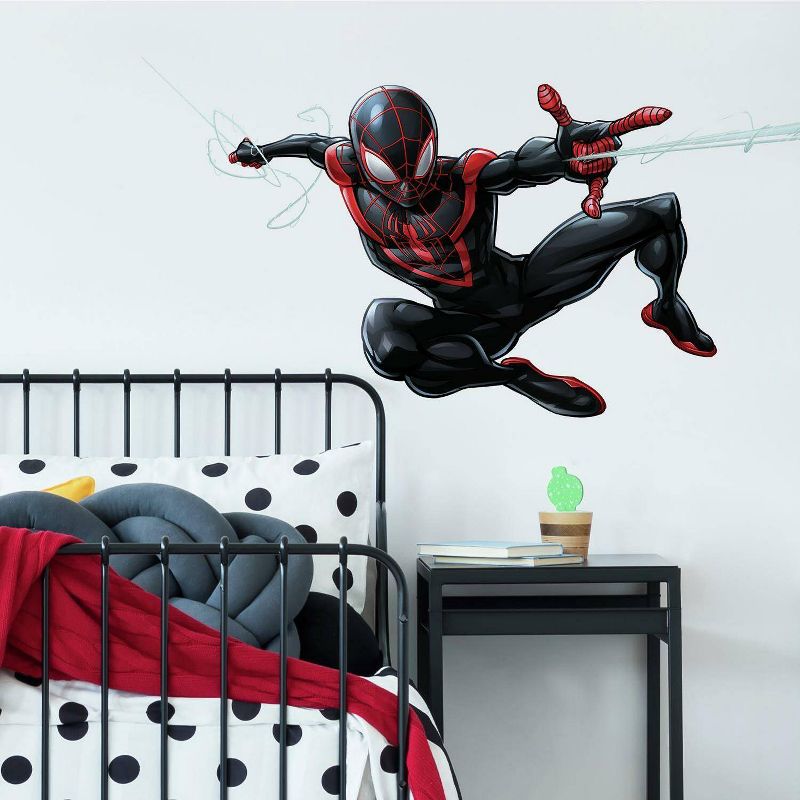 Spider-Man Miles Morales Peel and Stick Giant Kids&#39; Wall Decal, 3 of 8