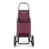 Rolser I-Max MF 6 Wheel Stair Climber Foldable Shopping Trolley Burgundy - 2 of 4