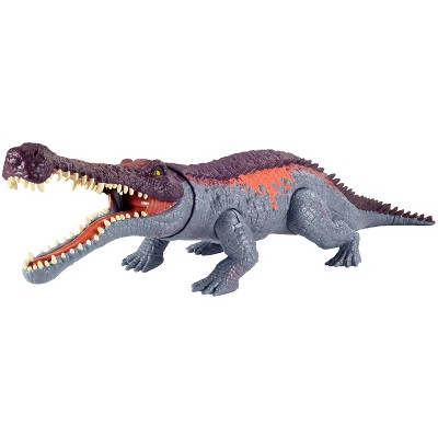 Jurassic World Massive Biters Sarcosuchus Figure - Gray