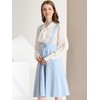 INSPIRE CHIC Women's High Waist Overall Corset Skater Suspender Dresses - 4 of 4