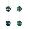 Evergreen Holiday Ball Ornaments, Set of 12, Seattle Seahawks - 2 of 4