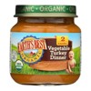 Earth's Best Organic Vegetable Turkey Dinner Baby Food 6+ Months - Case of 10/4 oz - 2 of 4