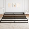 Whizmax 6 Inch King Size Metal Platform Bed Frame with Steel Slat Support, Mattress Foundation and No Box Spring Needed, Easy Assembly, Black - image 3 of 4