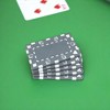 Slickblue European-Style Rectangular Poker Plaques 5-Pack, Non-Denominated, Suited Pattern, 32g, Gray - 2 of 3