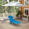 Resenkos Outdoor Versatile Chair With Face Cavity - 5-Level Adjustable Lounge Chair for Beach & Pool Relaxation, - 4 of 4
