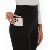 Women's Winter Warm Thermal Tights Leggings High Waisted Yoga Pants with Pockets - 3 of 4