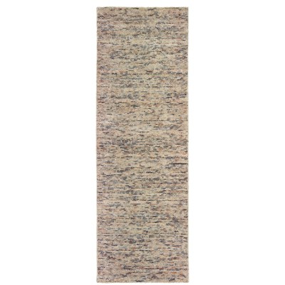 Oriental Weavers Lucent 45908 Ivory/ Sand Indoor Area Rug - 2'6" x 8'