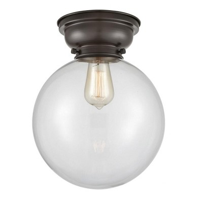 Beacon - 1 Light Flush Mount In Industrial Style-11.15 Inches Tall and 10 Inches Wide