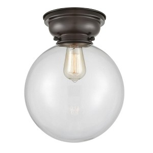 Beacon - 1 Light Flush Mount In Industrial Style-11.15 Inches Tall and 10 Inches Wide - 1 of 1
