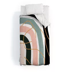 Aleeya Jones Unsettled Rainbow Comforter Set - Deny Designs