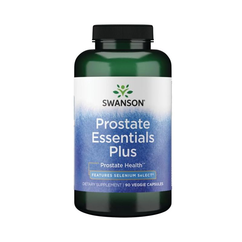 Swanson Prostate Essentials Plus - Features Selenium Select 90 Veg Caps, 1 of 3
