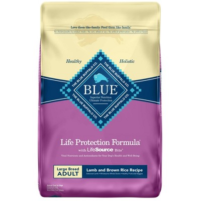 Blue Buffalo Life Protection Lamb & Brown Rice Recipe Large Breed Adult Dry Dog Food - 30lbs