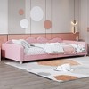 Okak Twin/Full Modern Platform Bed Frame with Cloud-Shaped Backrest,Upholstered Daybed Sofa Bed for Bedroom,Kids Room - 3 of 4