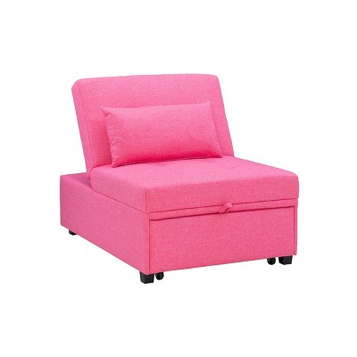 Full Wales Recliner Bed Hot Pink - Powell