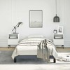 Bed Frame Dark Gray Velvet, Plywood, Engineered Wood Twin XL - 4 of 4