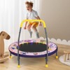 Infans 36" Foldable Kid Trampoline w/ 20 LED Lights Foam Handlebar Padded Safety Cover - 4 of 4