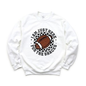 Simply Sage Market Women's Graphic Sweatshirt I Am Just Here For The Snacks - 1 of 4