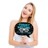 Big Dot of Happiness Funny Two Cool - Boy - Blue 2nd Birthday Party Photo Booth Props Kit - 10 Piece - 3 of 4