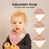 8pk Organic Baby Bandana Bibs, Baby Drool Bibs for Baby Boy, Girl, Baby Bibs for Infant, Newborn - 2 of 4