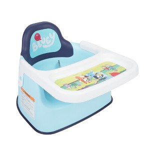 The First Years Bluey Mealtime Booster Seat - Toddler Feeding Seat - Blue/White - 1 of 4