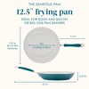 Rachael Ray 12.5" Cucina Ceramic Nonstick Frying Pan Marine Blue - 2 of 4