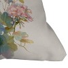 Deny Designs Clara Mcallister Geranium Moths Square Indoor Throw Pillow - 3 of 4