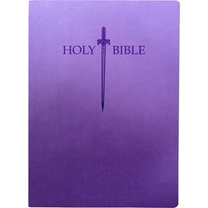 Kjver Sword Holy Bible, Large Print, Royal Purple Ultrasoft, Thumb Index - (King James Version Easy Read Bible) by  Whitaker House (Leather Bound) - 1 of 1