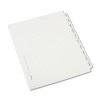 Avery Allstate-Style Legal Exhibit Index Dividers 25-Tab Exhibit A-Z Letter White 82105 - image 2 of 4