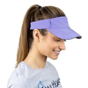 TrailHeads Women’s Sun Visor Hat - Summer Visors for Running, Tennis, Golf, Softball, Workouts - 1 of 4