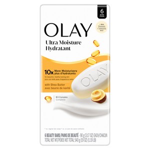 Olay Ultra Moisture Hydrant Bar Soaps - 3.17oz/6pk - 1 of 4