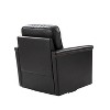 Set of 2 Rosa 29 Wide Genuine Leather 360 Swivel Armchair with Nailhead Trims ART OF LIVING DESIGNS - 4 of 4