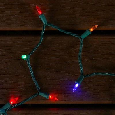 300-Count Multicolor LED Miniature Christmas String Lights