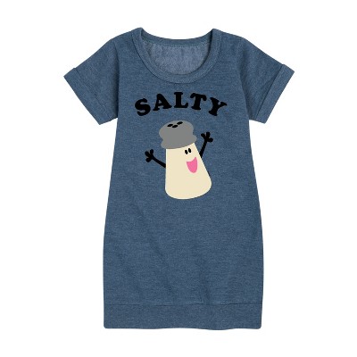 - Blue's Clues & You! - Mr. Salty Graphic Short Sleeve Fleece Dress