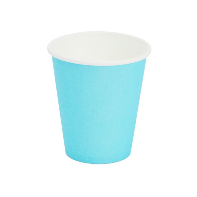 Stockroom Plus 600 Pack Small Disposable Paper Mouthwash Cups for Bathroom, Espresso, 3 oz, Blue, 4 of 8