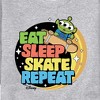 Men's - Toy Story - Aliens Eat Sleep Skate Repeat Graphic Fleece Sweatshirt - 2 of 4