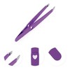 Unique Bargains Portable Heart Style Eyebrow Tweezer 1 Pc - 3 of 3