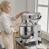 VEVOR Commercial Food Mixer, 14L Stand Mixer with 3 Adjustable Speeds, 550W Dough Mixer with Stainless Steel Bowl and 3 Mixing Attachments, Silver - 2 of 4
