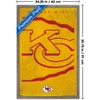 Trends International NFL Kansas City Chiefs - Logo 25 Framed Wall Poster Prints - 3 of 4