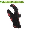 Unique Bargains Motorcycle Gloves Breathable Full Finger Gloves Nylon Outdoor Gloves 1 Pair - 3 of 4