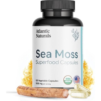 Atlantic Naturals Sea Moss Superfood Capsules – 120 Count